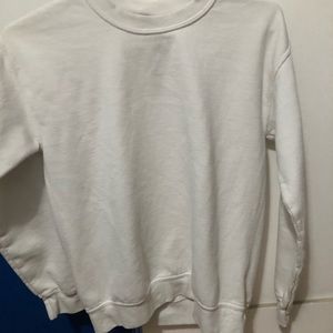 White crew neck size small adult unisex